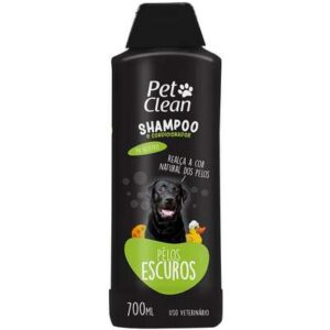 Shampoo e Condicionador Pet Clean Pelos Escuros 2 em 1