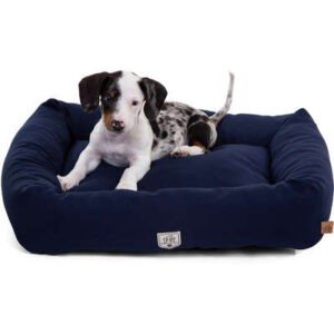 Cama Retangular Fábrica Pet Marinho
